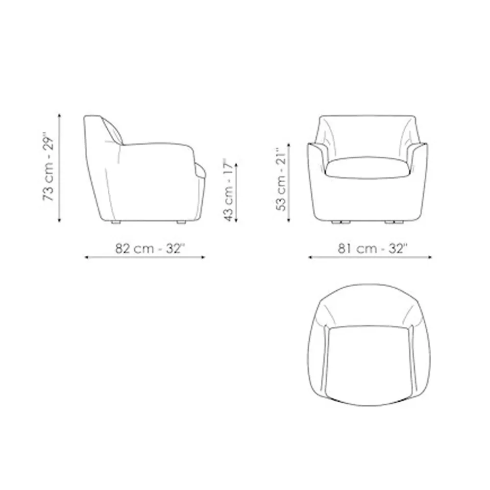 Bonaldo Kitai Sessel
