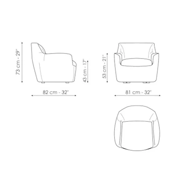 Sillón Bonaldo Kitai