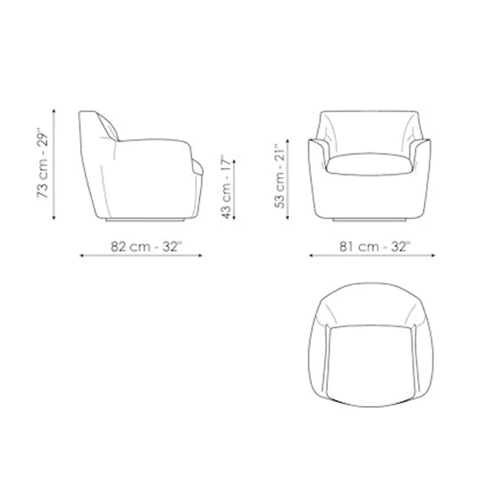 Sillón Bonaldo Kitai