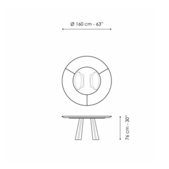 Mesa Bonaldo Torii ST