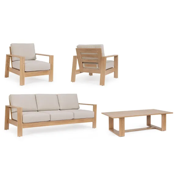 Bizzotto Set 4 Gartenlounge Baltic
