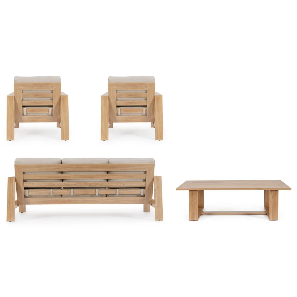 Bizzotto Set 4 Gartenlounge Baltic