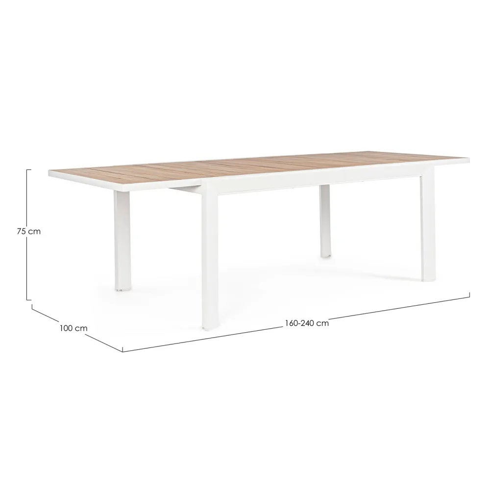 Extendable table Bizzotto Belmar