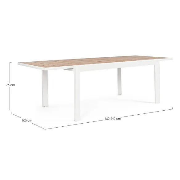 Table extensible Bizzotto Belmar