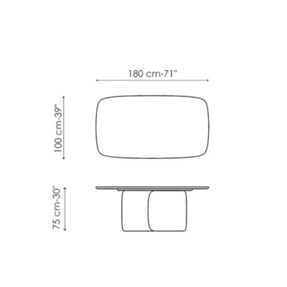 Bonaldo Mellow table