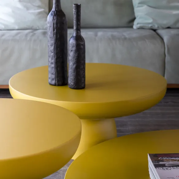 Mogg Olo Table Basse Laquée Jaune 1027