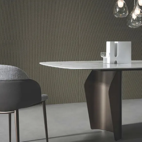Tavolo Bonaldo Flame - Piano a botte