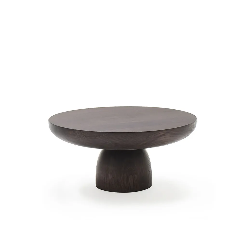 Mogg Olo Wood Coffee Table - Ø 50 cm Moka