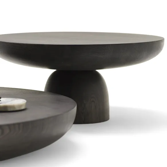 Mogg Olo Wood Coffee Table - Ø 50 cm Moka