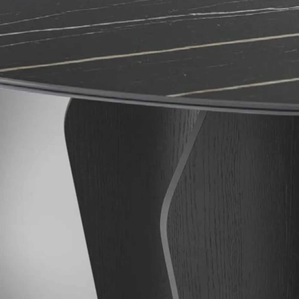 Bonaldo Flame Wood table - Round top