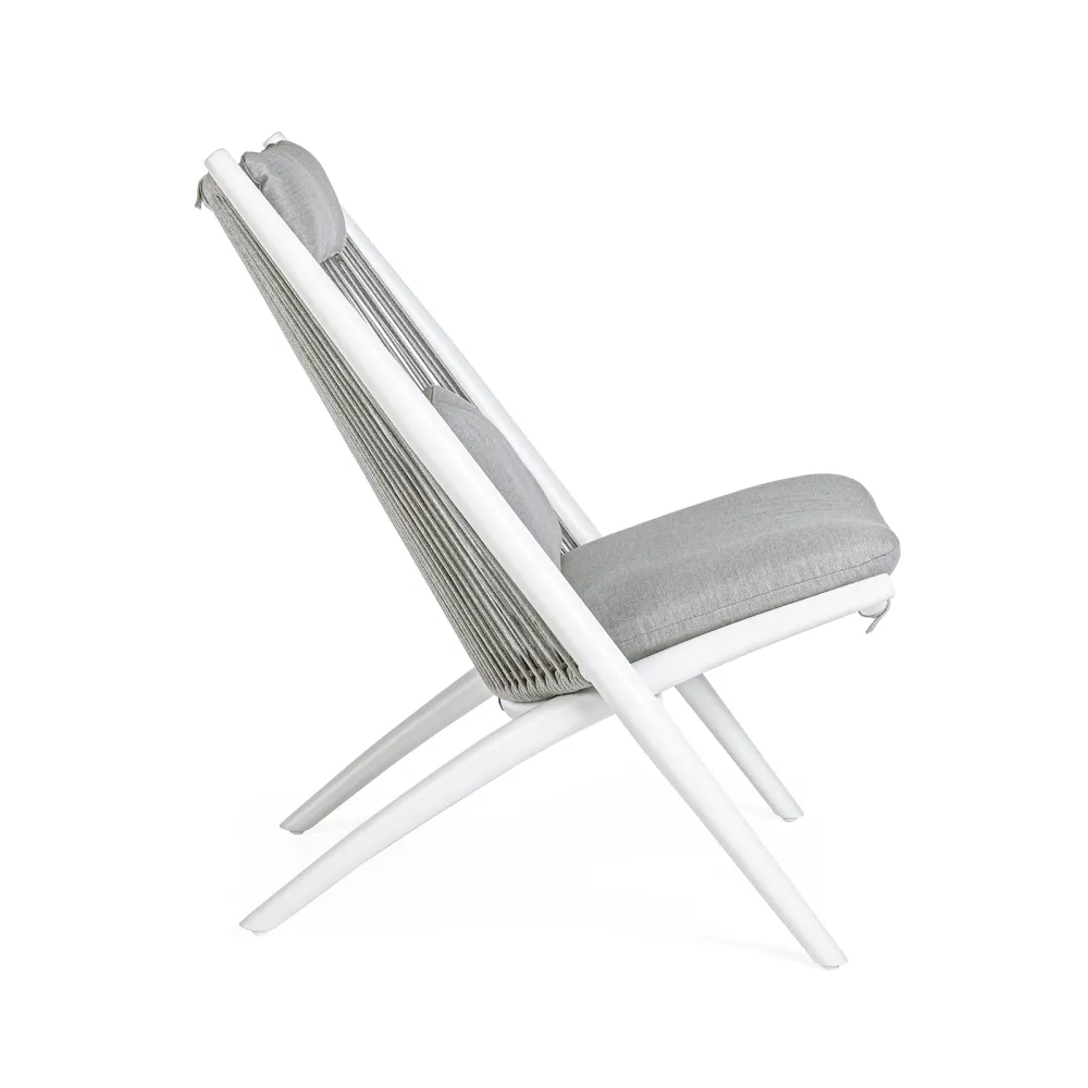 Sillón Lounge Bizzotto C-C Aloha New - Blanco