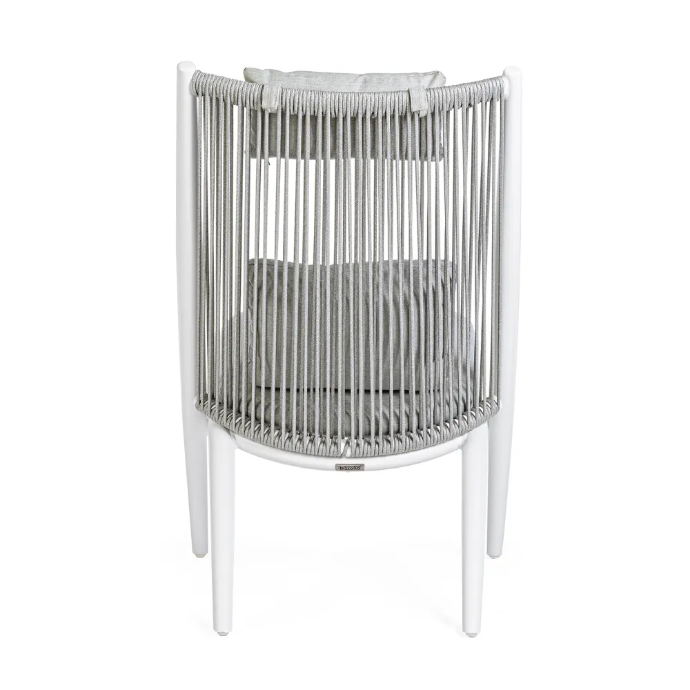 Bizzotto Lounge Fauteuil C-C Aloha New - Blanc