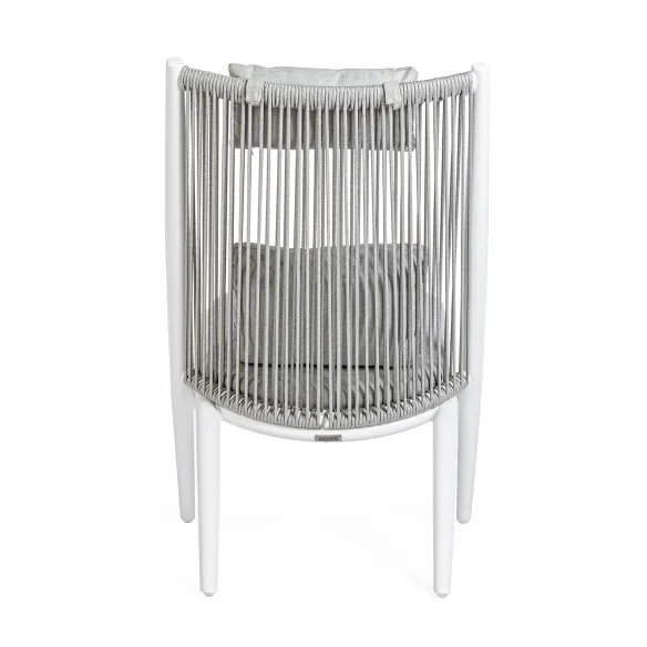 Bizzotto Poltrona Lounge C-C Aloha New - Bianco