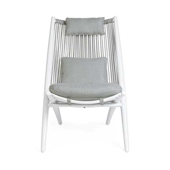 Sillón Lounge Bizzotto C-C Aloha New - Blanco