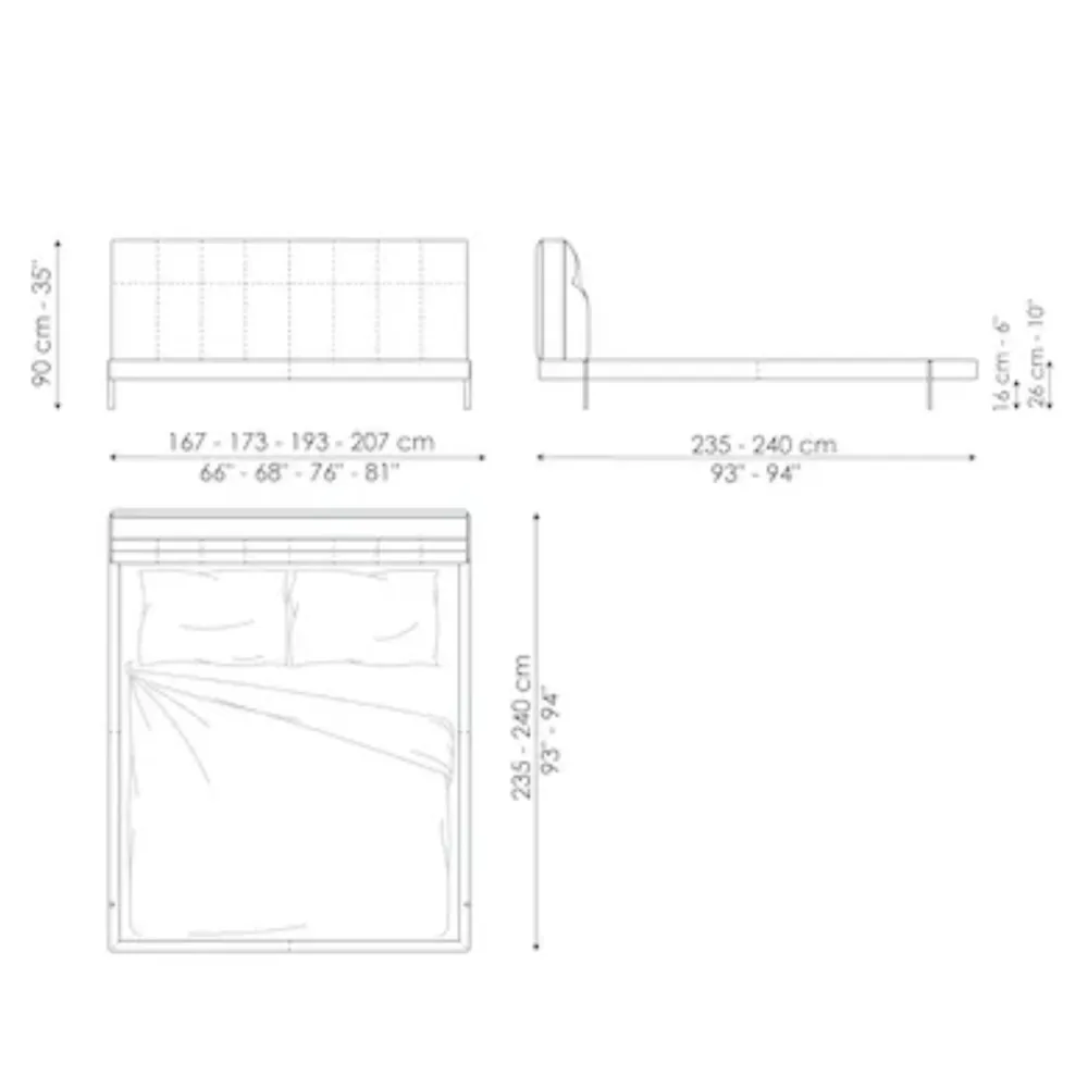 Bonaldo James bed