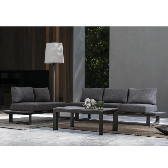 Bizzotto Konnor Salon d'Angle - Anthracite
