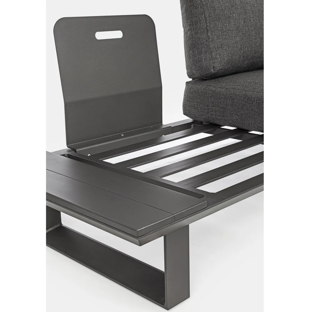 Bizzotto Konnor Corner Lounge – Anthrazit