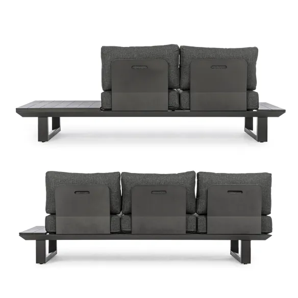 Bizzotto Konnor Corner Lounge – Anthrazit