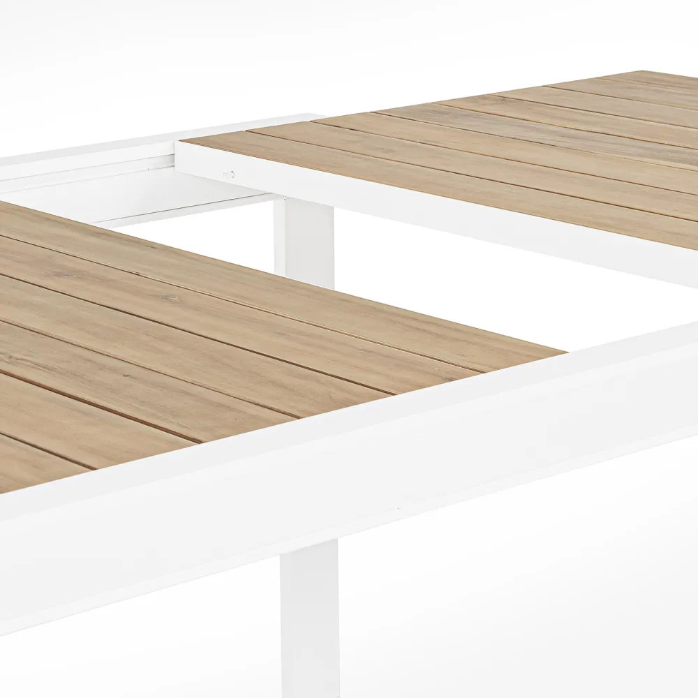 Bizzotto Table extensible Belmar - Blanc