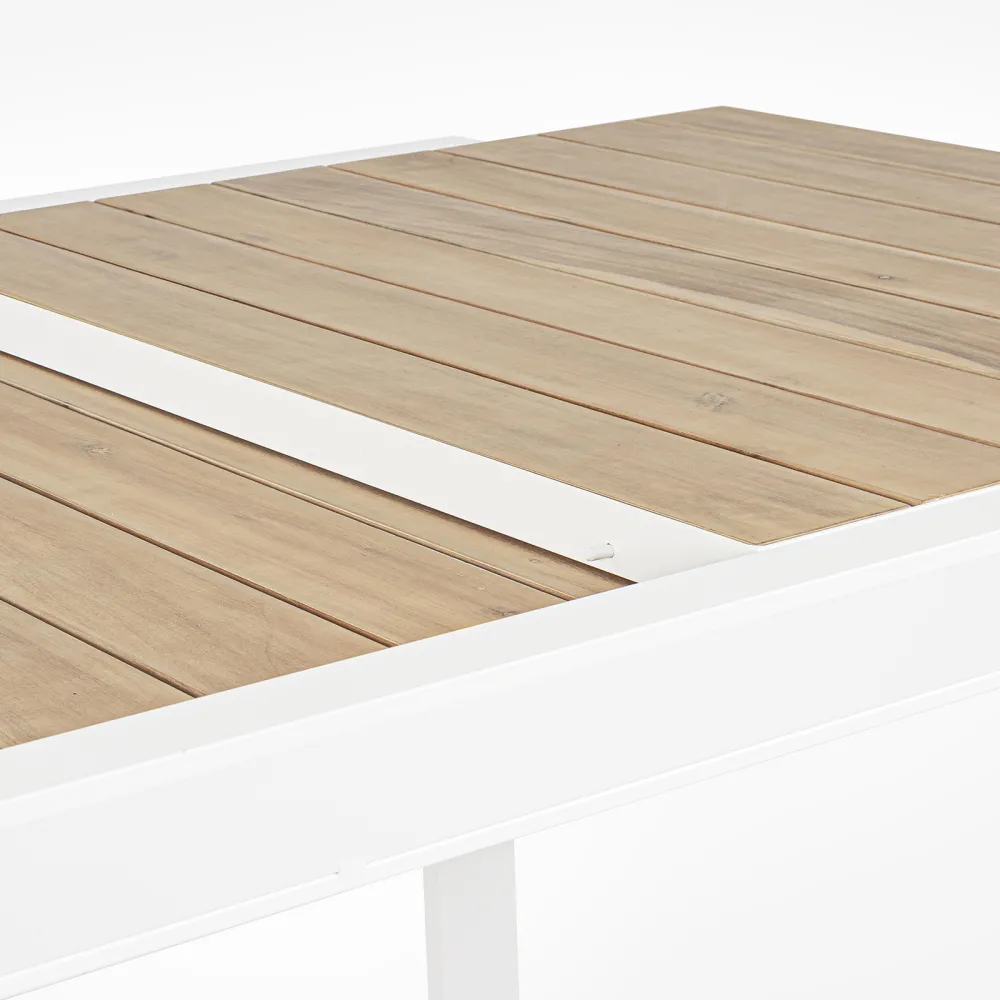 Bizzotto Extendable table Belmar - White