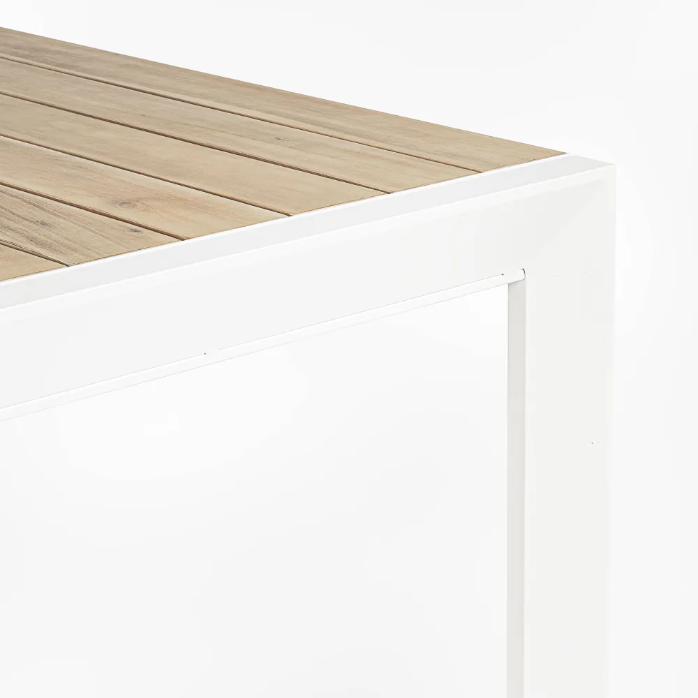 Bizzotto Table extensible Belmar - Blanc