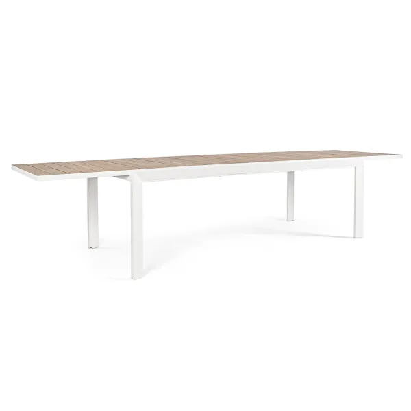 Bizzotto Extendable table Belmar - Bianco - 220→340 cm