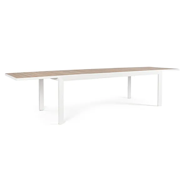 Bizzotto Tavolo Allungabile Belmar - Bianco - 220→340 cm