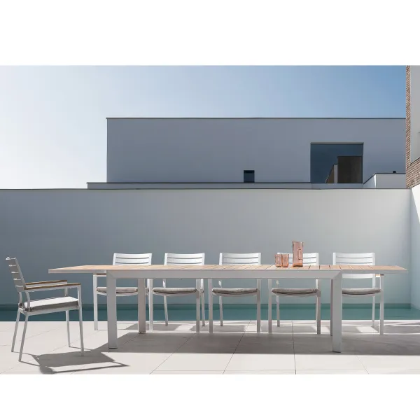 Bizzotto Table extensible Belmar - Bianco - 220→340 cm 2