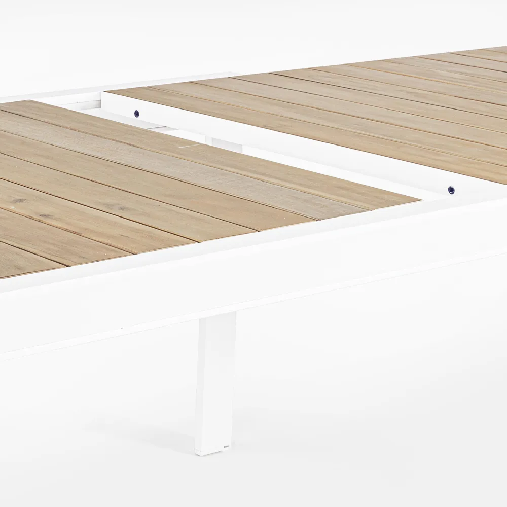 Bizzotto Table extensible Belmar - Bianco -...