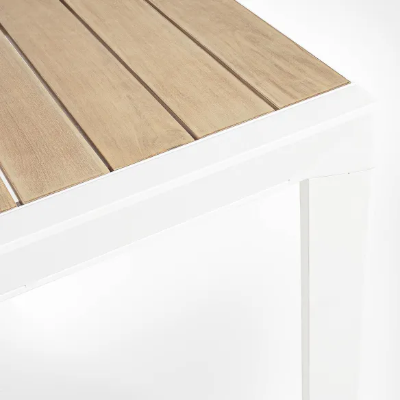Bizzotto Table extensible Belmar - Bianco - 220→340 cm