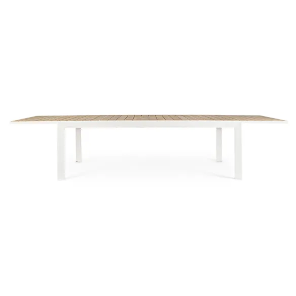 Bizzotto Ausziehbarer Tisch Belmar - Bianco - 220→340 cm