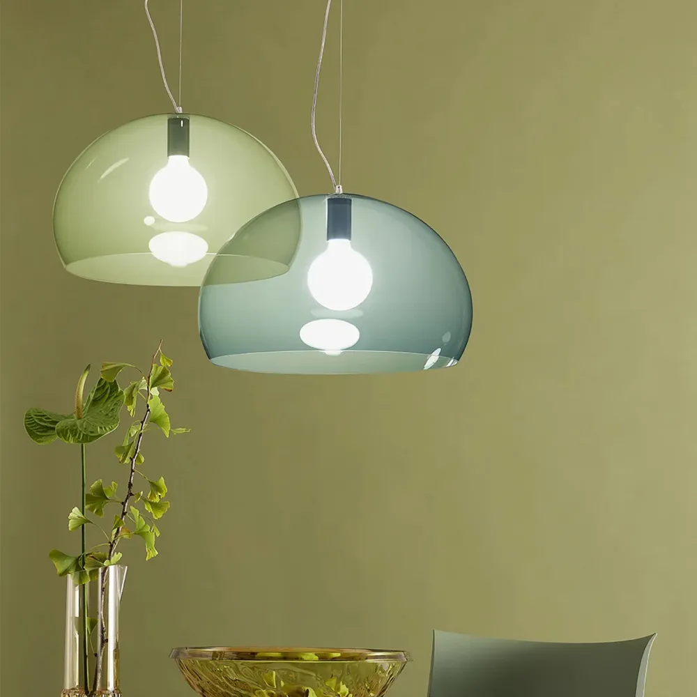 Kartell Lámpara de techo FL/Y - Ø 52 cm Ámbar