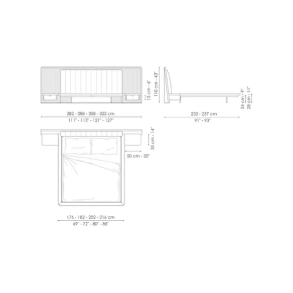 Cama Bonaldo Nelson L