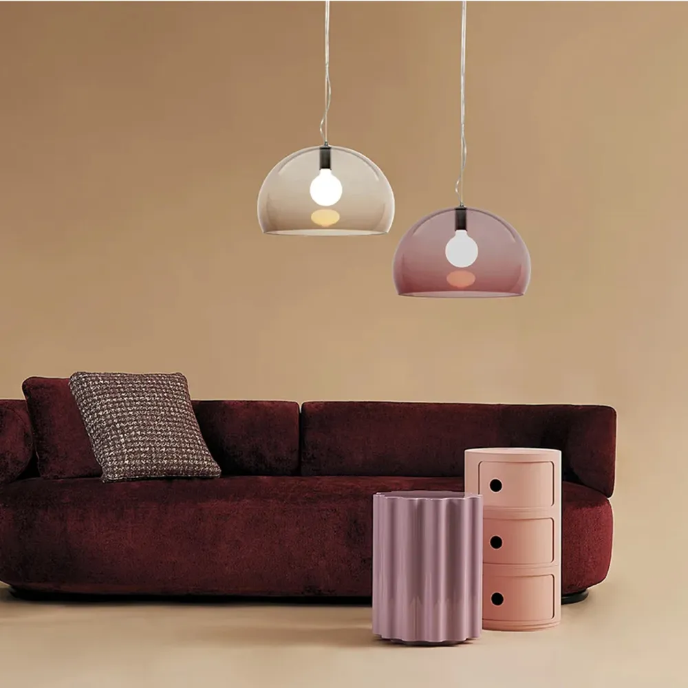 Kartell Pendelleuchte FL/Y - Ø 52 cm Cola