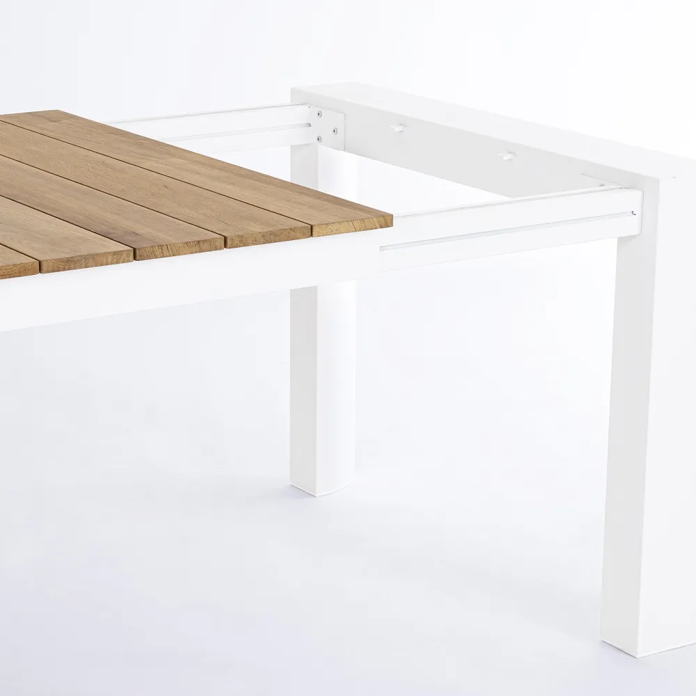 Bizzotto Table extensible Cameron - Blanc