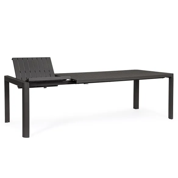 Bizzotto Table extensible Kiplin - Anthracite