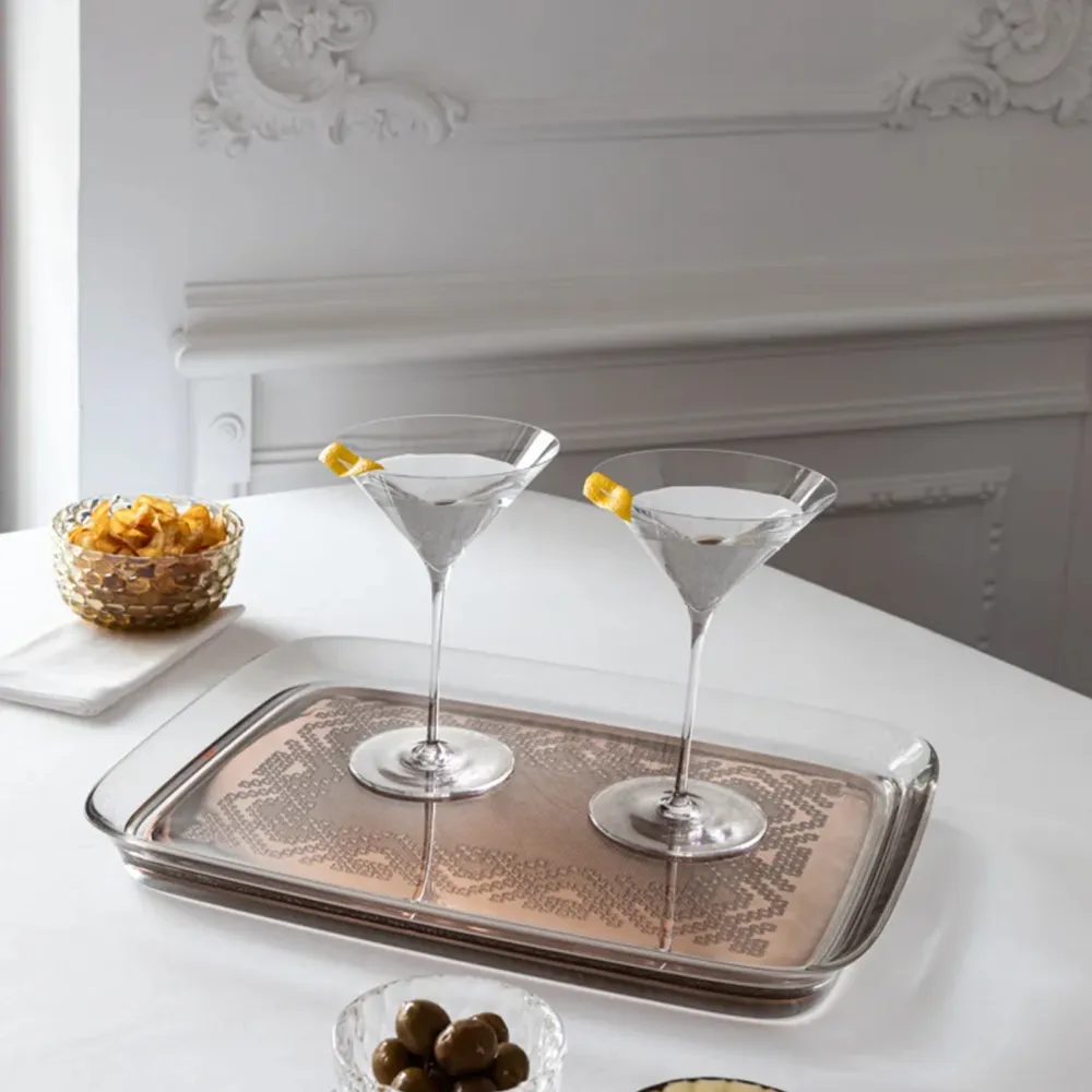 Kartell Tablett Teatime Verchromt