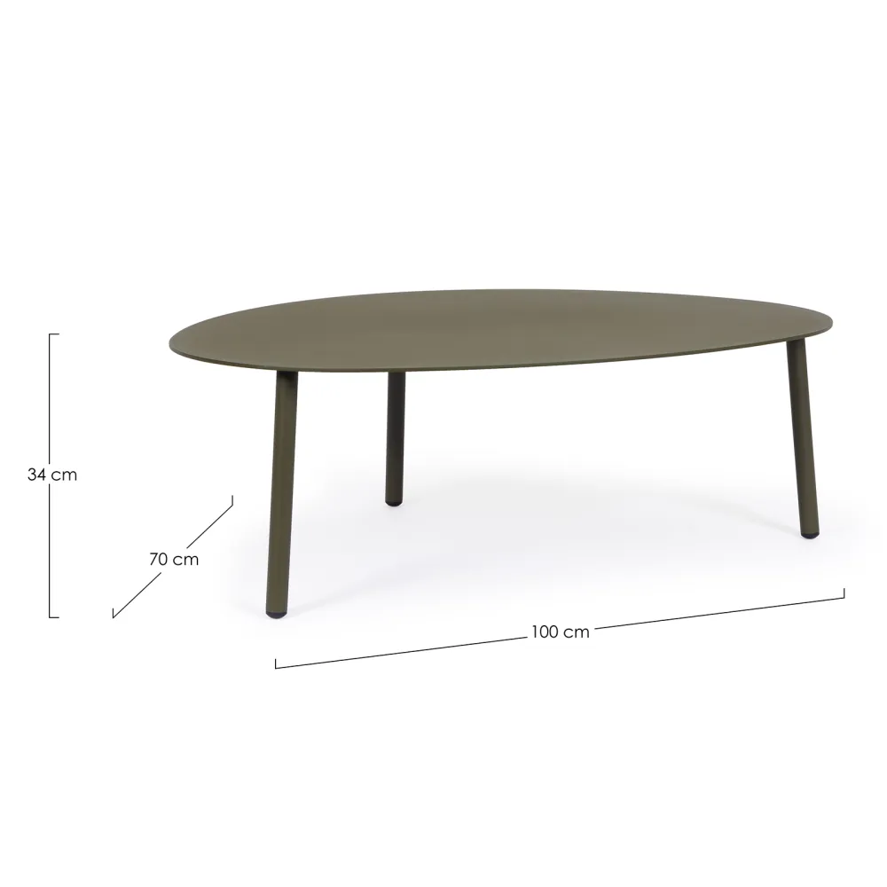 Bizzotto Table basse Sparky - Olive