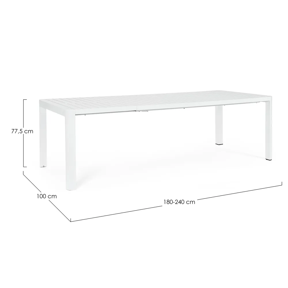 Bizzotto Mesa extensible Kiplin - Blanco