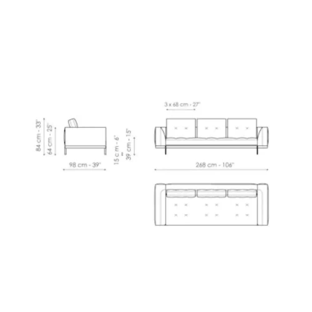 Bonaldo Maximilian Sofa