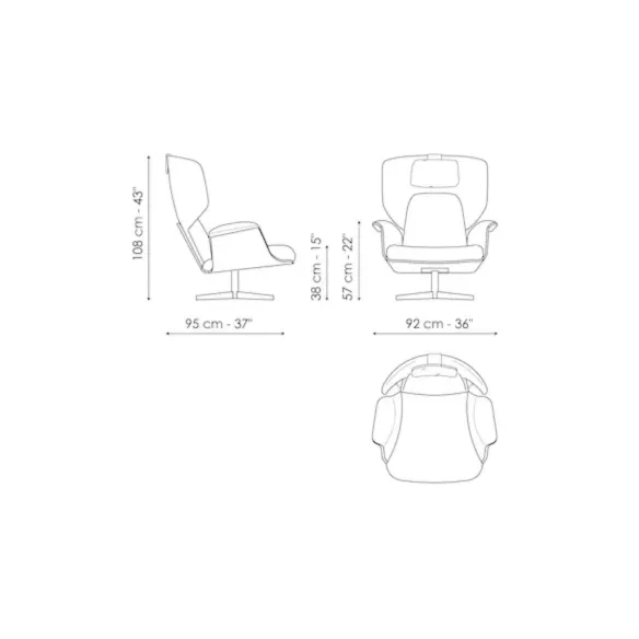Bonaldo Olos Fauteuil Bergère