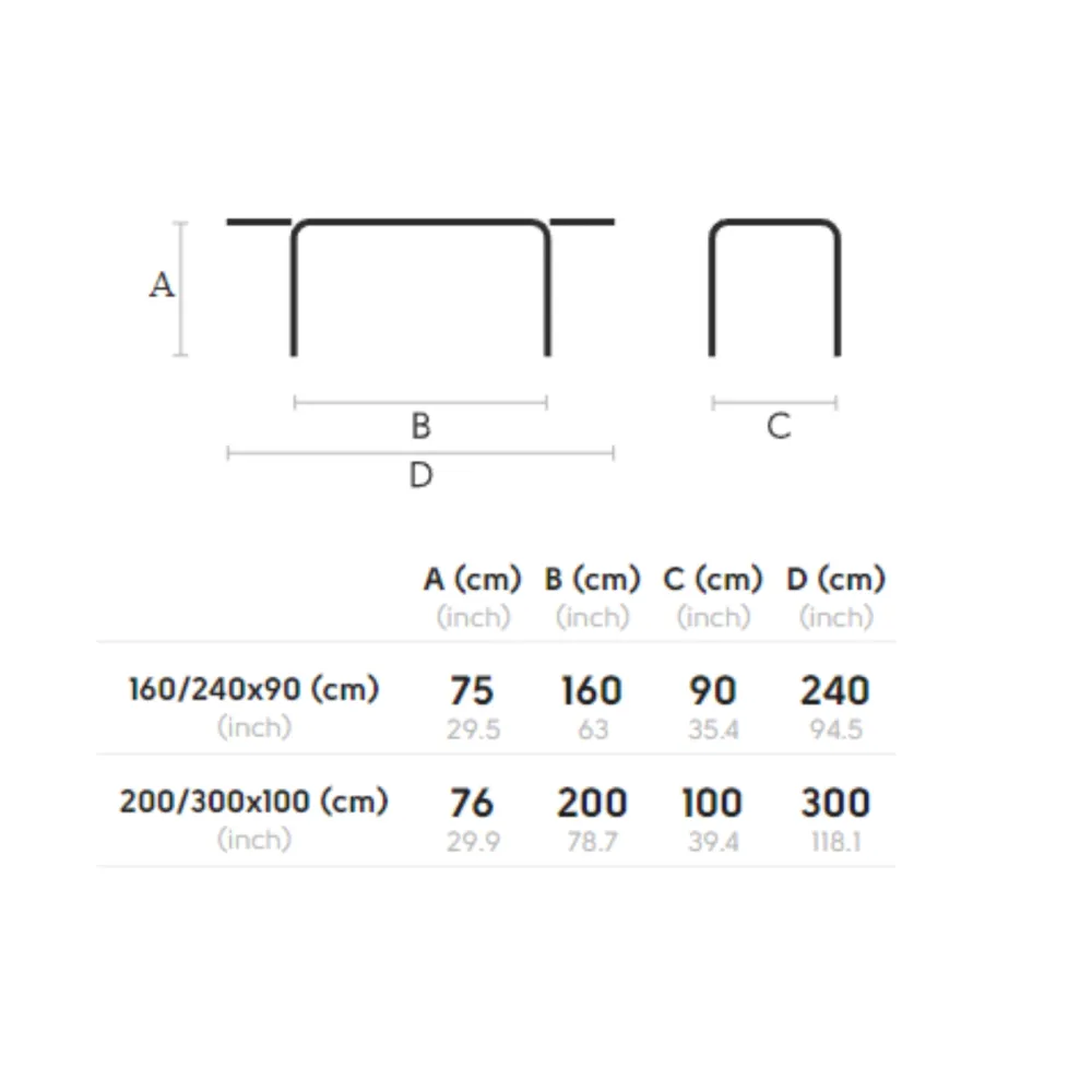 Mesa extensible Midj Alexander