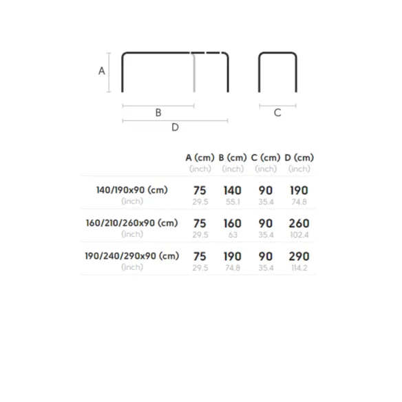 Midj Apollo extendable table