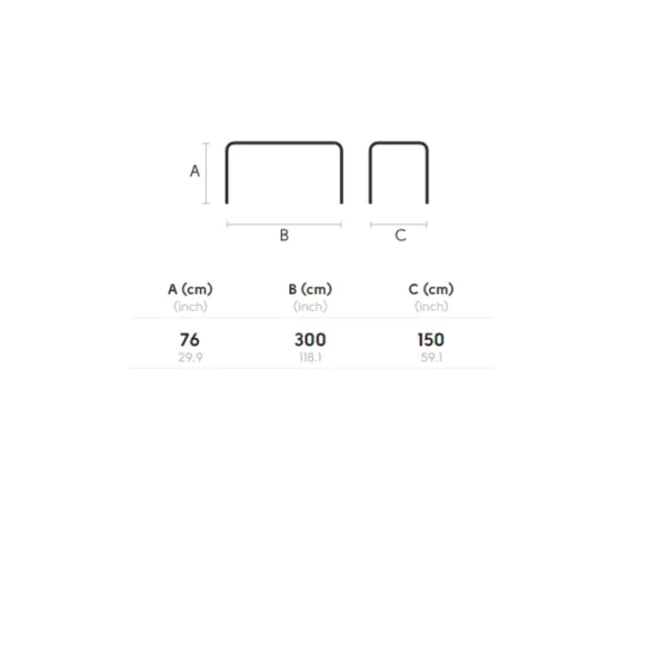 Table double Midj Clessidra