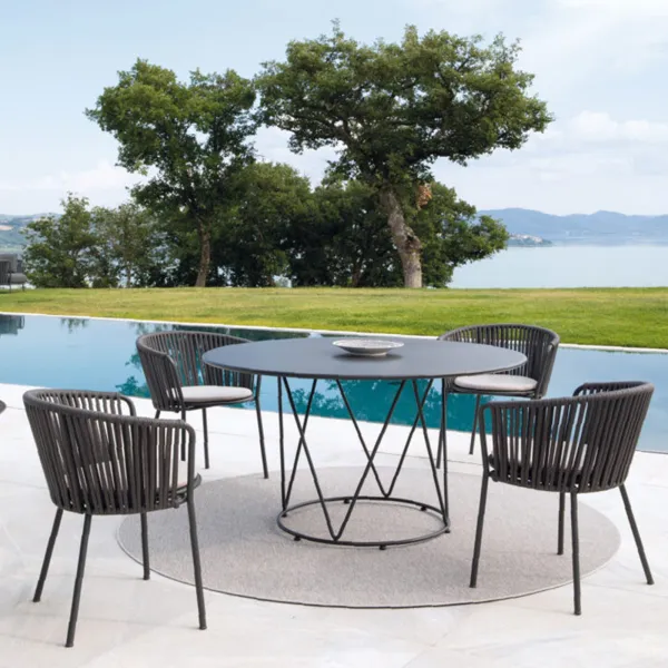 Poltrona Vermobil Desiree Rope Fango 2