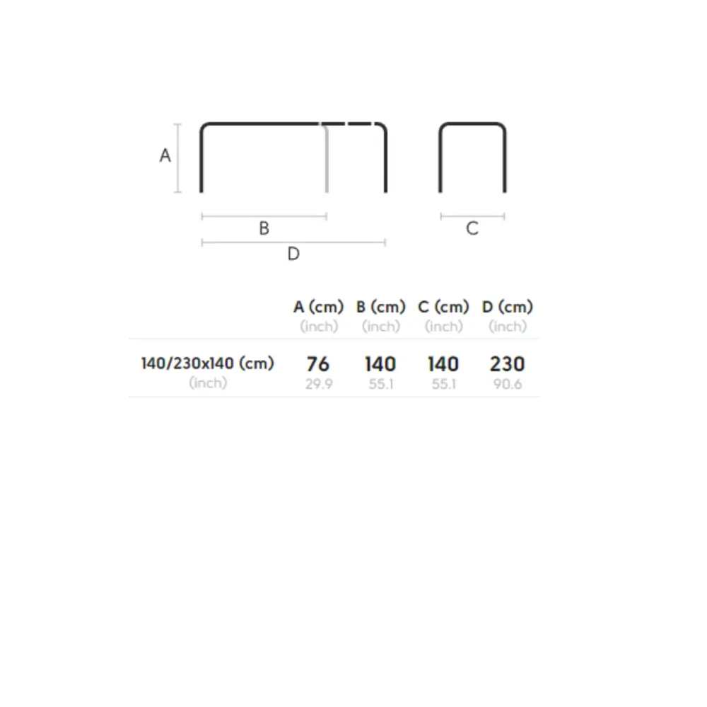 Mesa extensible Midj Marcopolo