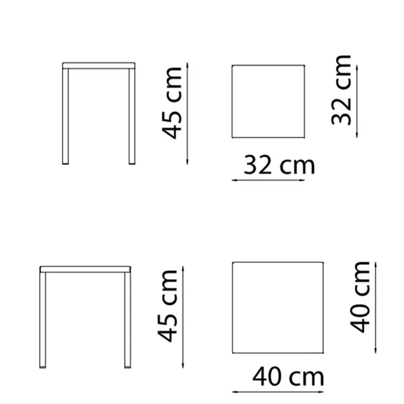 Tabouret Vermobil Quatris