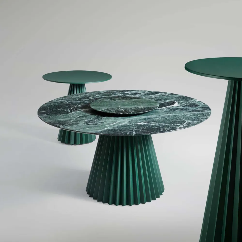 Midj Plissé table