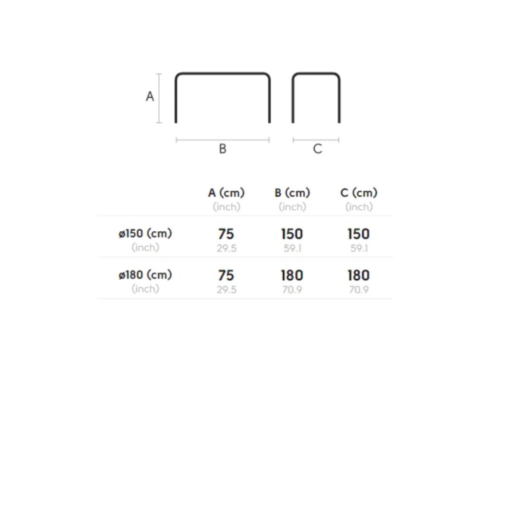 Table Midj Plissé