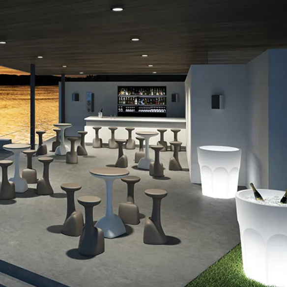 Plust Collection Vase Cubalibre light with Cold LED Light Kit
